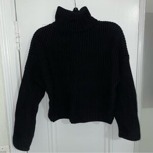 Abercrombie & Fitch Black Turtleneck Sweater
